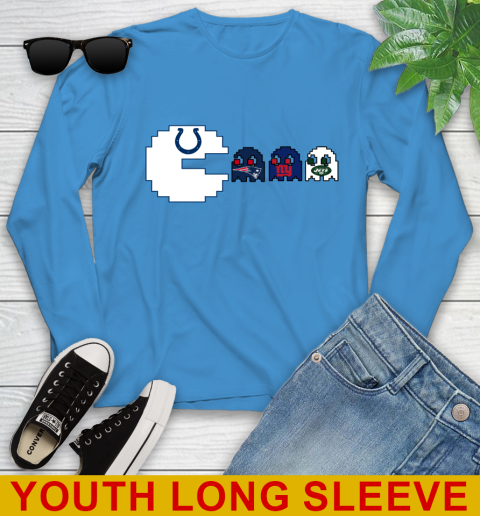 Indianapolis Colts NFL Football Pac Man Champion Youth Long Sleeve 8