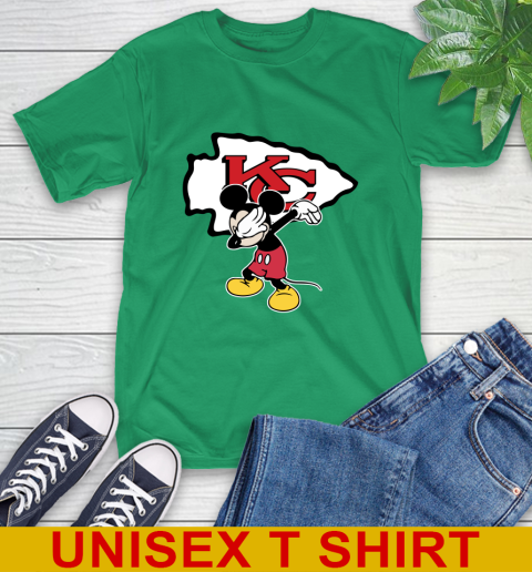 Kansas City Chiefs NFL Football Dabbing Mickey Disney Sports T-Shirt 7