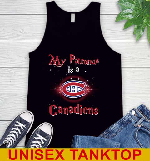NHL Hockey Harry Potter My Patronus Is A Montreal Canadiens Tank Top
