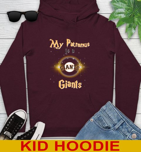 MLB Baseball Harry Potter My Patronus Is A San Francisco Giants Youth Hoodie 7