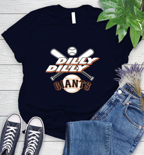 MLB San Francisco Giants Dilly Dilly Baseball Sports Women's T-Shirt 3