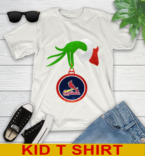 St.Louis Cardinals Grinch Merry Christmas MLB Baseball Youth T-Shirt