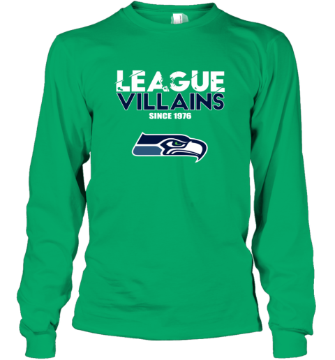 NFL League Villains Since 1976 Seattle Seahawks Youth Long Sleeve -  Rookbrand