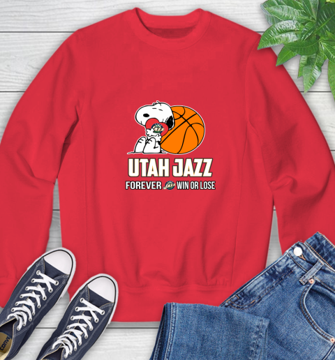 NBA The Peanuts Movie Snoopy Forever Win Or Lose Basketball Utah Jazz 34
