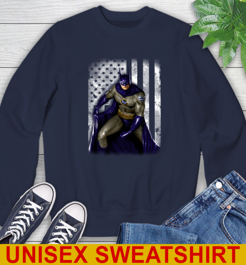 Charlotte Hornets NBA Basketball Batman DC American Flag Shirt Sweatshirt 2