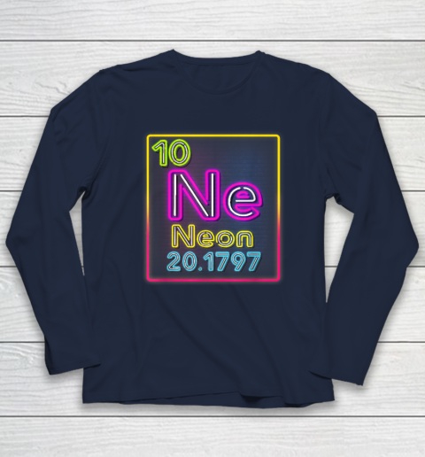 Neon Element Of The Chemistry Periodic Table For Scientists Long Sleeve T-Shirt 2