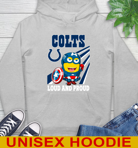 NFL Football Indianapolis Colts Captain America Marvel Avengers Minion Shirt Hoodie 6