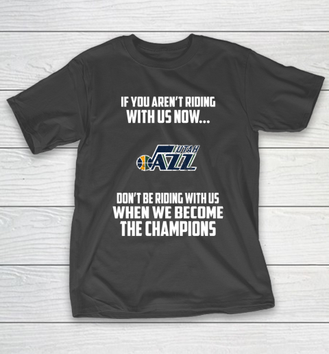 NBA Utah Jazz Basketball We Become The Champions T-Shirt
