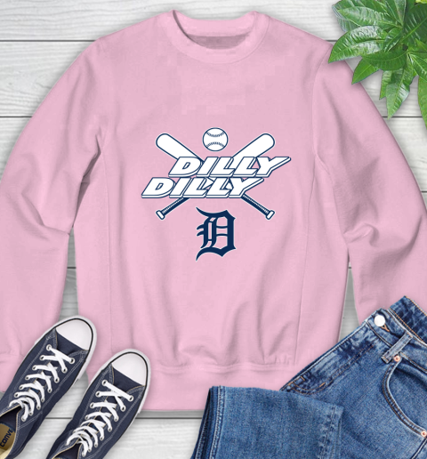 MLB Detroit Tigers Dilly Dilly Baseball Sports Sweatshirt 9