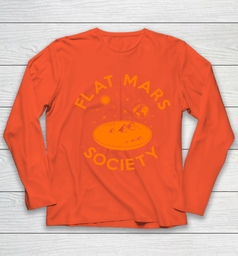 Flat Mars Society Shirt Youth Long Sleeve 3