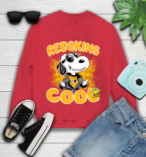 NFL Football Washington Redskins Cool Snoopy Shirt Youth Sweatshirt 6