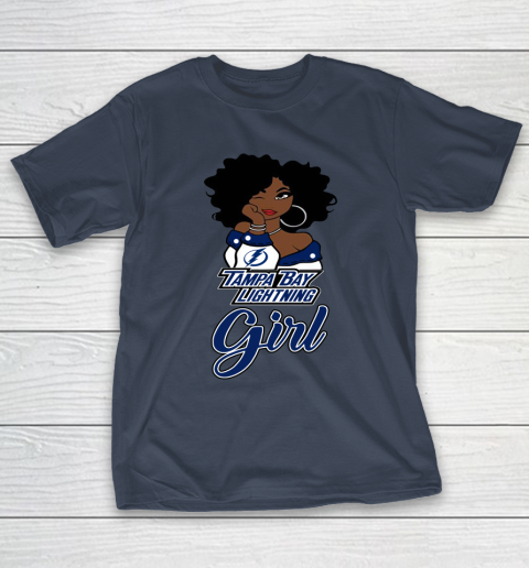 Tampa Bay Lightning Girl NHL T-Shirt 4