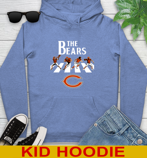 NFL Football Chicago Bears The Beatles Rock Band Shirt Youth Hoodie 12