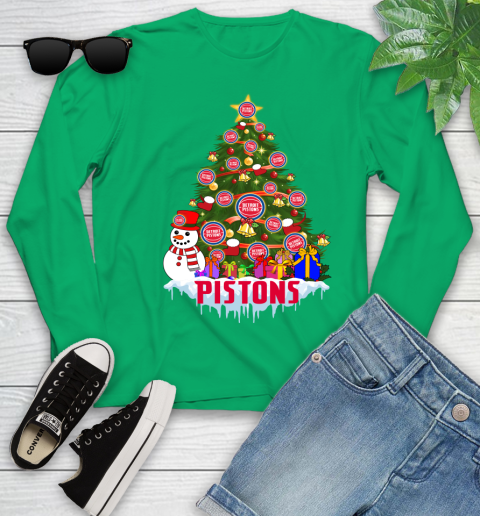 Detroit Pistons Merry Christmas NBA Basketball Sports Youth Long Sleeve 7 Detroit Pistons Merry Christmas NBA Basketball Sports Youth Long Sleeve - Image 7