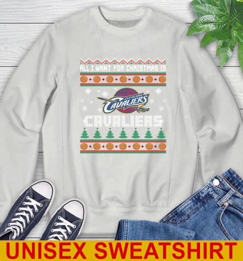 NBA All I Want For Christmas Is Cleveland Cavaliers Basketball Sports 29