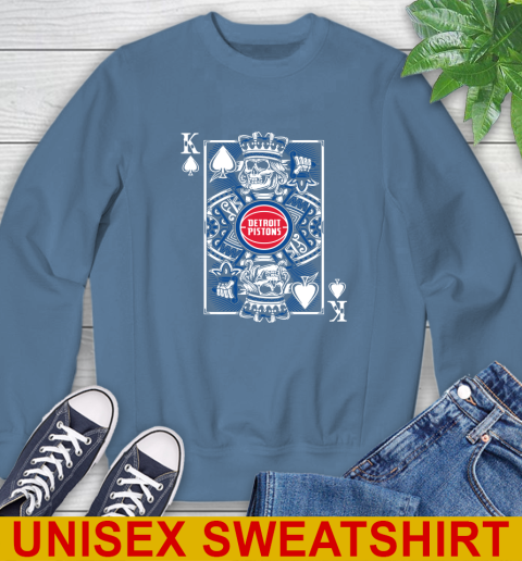 Detroit Pistons NBA Basketball The King Of Spades Death Cards Shirt Sweatshirt 10