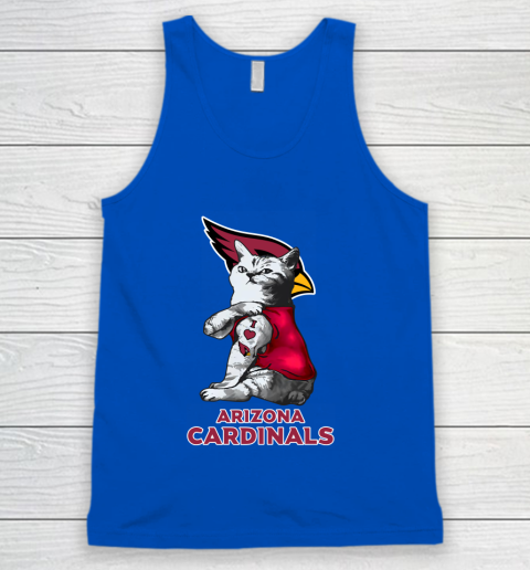 NFL Football My Cat Loves Arizona Cardinals Tank Top 4