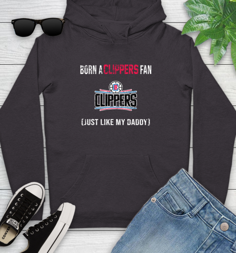NBA LA Clippers Loyal Fan Just Like My Daddy Basketball Shirt Youth Hoodie 6