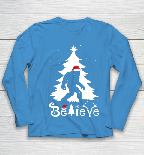 Bigfoot Christmas Gifts For Men Boys Girls Funny Christmas Youth Long Sleeve 5