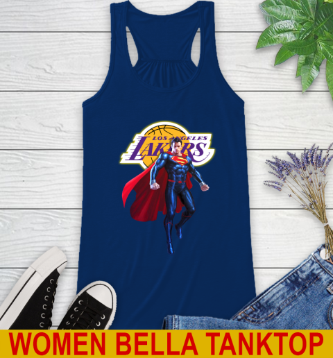 NBA Awesome Superman Basketball Sports Los Angeles Lakers 45