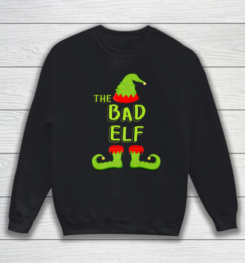 The Bad Elf T Shirt Matching Group Christmas Costume Sweatshirt