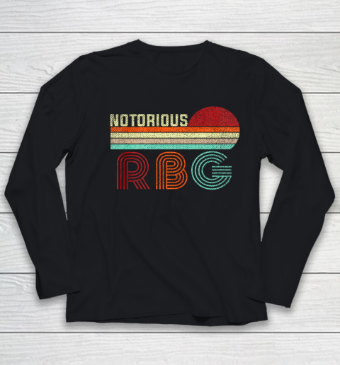 Vintage Notorious RBG shirt for women Ruth Bader Ginsburg Youth Long Sleeve