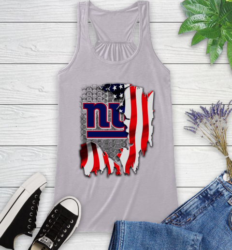 New York Giants NFL Football American Flag Racerback Tank 4