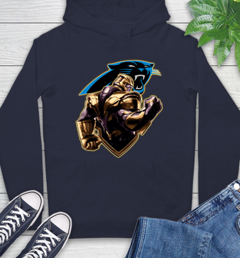 NFL Thanos Avengers Endgame Football Sports Carolina Panthers Hoodie 4