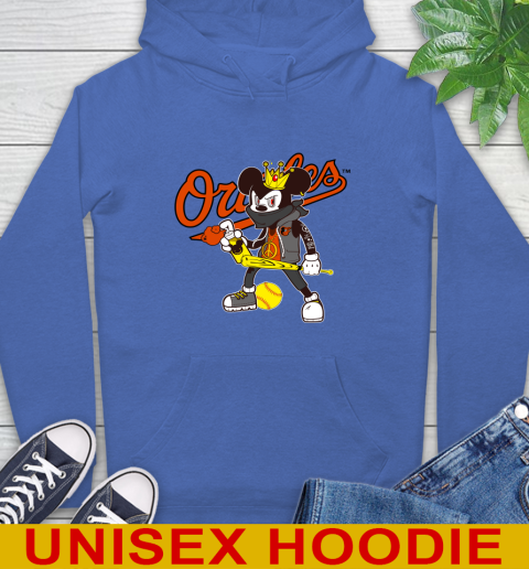 Baltimore Orioles MLB Baseball Mickey Peace Sign Sports Hoodie 9