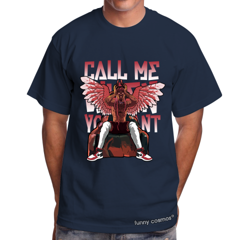 Air Jordan 1 Satin Snakeskin Matching Sneaker Tshirt Call Me When You Want V2 Red and white Jordan Tshirt