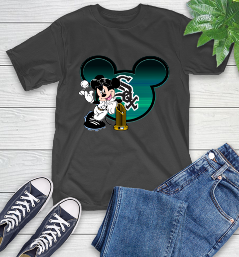 MLB Chicago White Sox The Commissioner's Trophy Mickey Mouse Disney T-Shirt 2