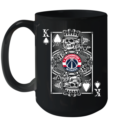 Washington Wizards NBA Basketball The King Of Spades Death Cards Shirt Ceramic Mug 15oz