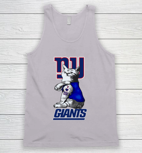 NFL Football My Cat Loves New York Giants Tank Top 3