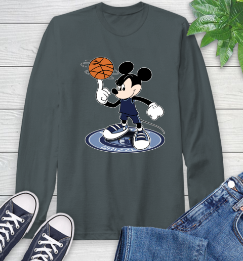 NBA Basketball Memphis Grizzlies Cheerful Mickey Disney Shirt Long Sleeve T-Shirt 7