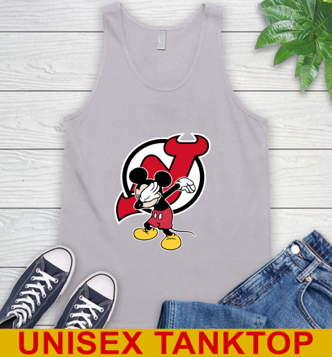New Jersey Devils NHL Hockey Dabbing Mickey Disney Sports Tank Top 4