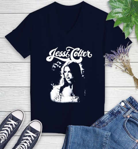 Jessi Colter Women's V-Neck T-Shirt 2