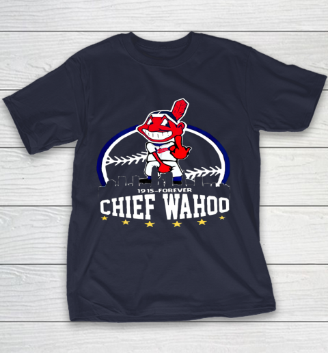 Chief Wahoo distressed Cleveland Youth T-Shirt 2