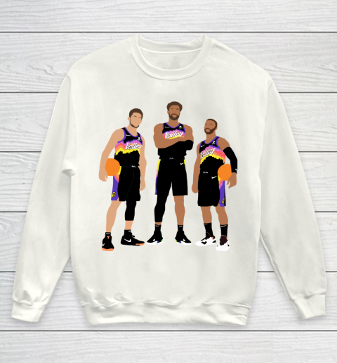 Phoenix Suns Chris Paul, Devin Booker, DeAndre Ayton Youth Sweatshirt