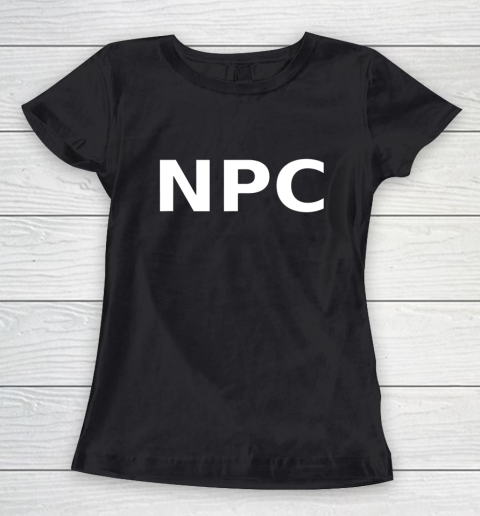 NPC T Shirt. Board Games Role Playing Halloween LARP RPG Women's T-Shirt