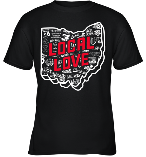 Local Love Buckeye Donuts The Thirsty Scholar Youth T-Shirt
