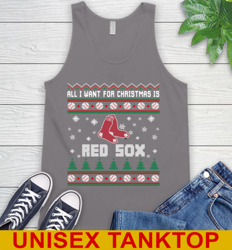 MLB All I Want For Christmas Is Boston Red Sox Baseball Sports 72