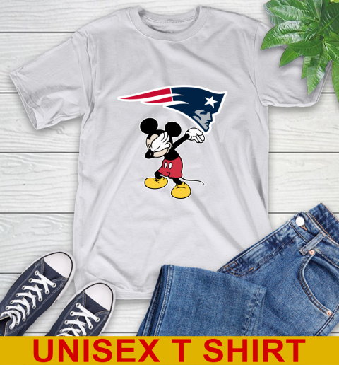 New England Patriots NFL Football Dabbing Mickey Disney Sports T-Shirt 12