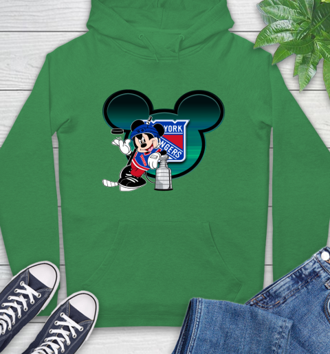 NHL New York Rangers Stanley Cup Mickey Mouse Disney Hockey T Shirt Hoodie 8
