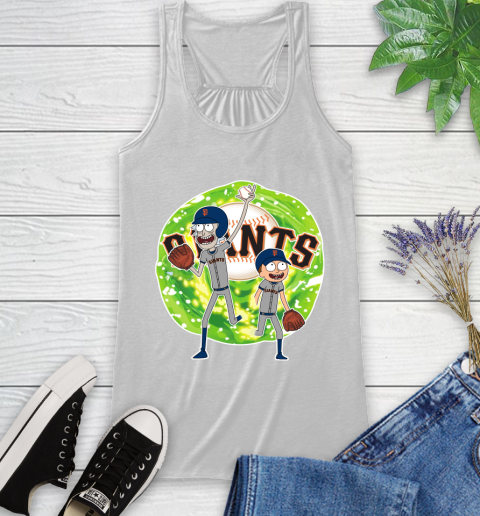 MLB San Francisco Giants Rick And Morty Baseball Sports Racerback Tank