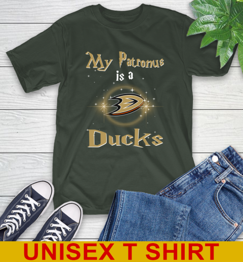 NHL Hockey Harry Potter My Patronus Is A Anaheim Ducks T-Shirt 6