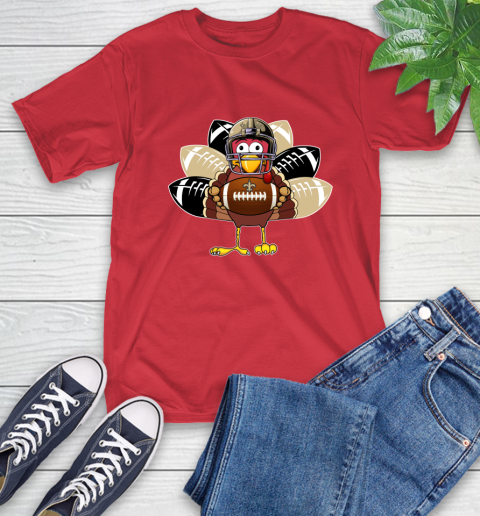New Orleans Saints Turkey Thanksgiving Day T-Shirt 10