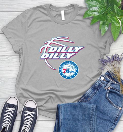 NBA Philadelphia 76ers Dilly Dilly Basketball Sports Women's T-Shirt 5
