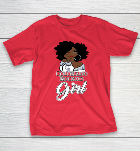 Colorado Rockiess Girl MLB T-Shirt 10