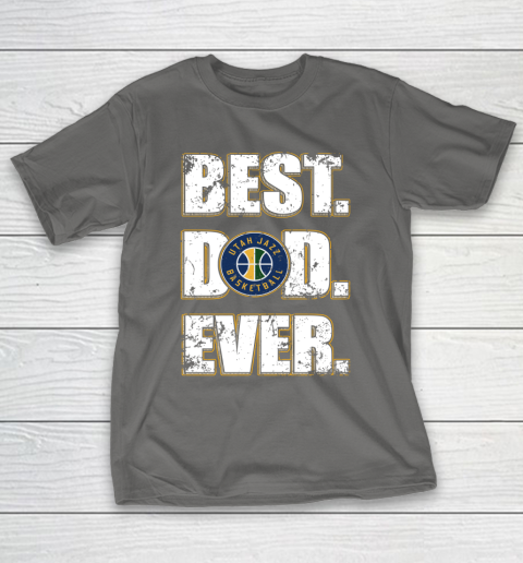 NBA Utah Jazz Basketball Best Dad Ever Family Shirt T-Shirt 8