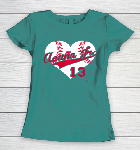 Ronald Acuna Jr Baseball Heart Gameday Women's T-Shirt 10